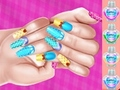 Juego Elsa Princesa Tema Nail Art Diy  en línea