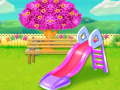 Juego Limpieza del jardín del parque infantil  en línea