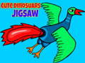 Juego Rompecabezas de dinosaurios lindos  en línea
