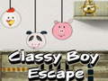 Juego Escape de chico con clase  en línea