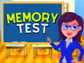 Juego Prueba de Memoria  en línea