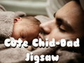 Juego Rompecabezas lindo niño-papá  en línea