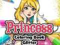 Juego Princesa Libro Para Colorear Glitter  en línea