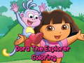 Juego Dora la exploradora para colorear  en línea