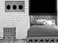 Juego Escape de la casa en blanco y negro  en línea