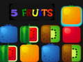 Juego 5 frutas  en línea
