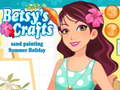 Juego Betsy's Crafts Pintura de arena Vacaciones de verano  en línea