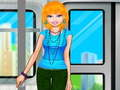 Juego Barbie en el tren  en línea