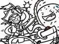 Juego Súper juego para colorear  en línea