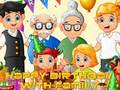 Juego Feliz cumpleaños con la familia  en línea