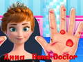Juego Frozen: tratamientos para las manos de Anna  en línea