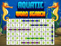 Juego Búsqueda de palabras acuáticas  en línea