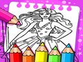 Juego Barbie libro para colorear  en línea