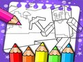 Juego Libro para colorear de Minecraft  en línea