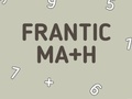 Juego Matemáticas frenéticas  en línea