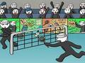 Juego Stickman Figura Bádminton 3 en línea