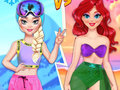 Juego Batalla de princesas de verano vs invierno  en línea