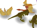 Juego Los dinosaurios se fusionan y luchan  en línea