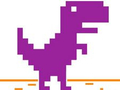 Juego Carrera de dinosaurio púrpura  en línea