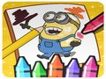 Juego Minion para colorear  en línea