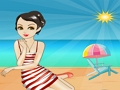 Juego Viste a la chica de la playa  en línea