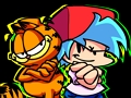 Juego Friday Night Funkin: lunes divertido con el gato Garfield  en línea