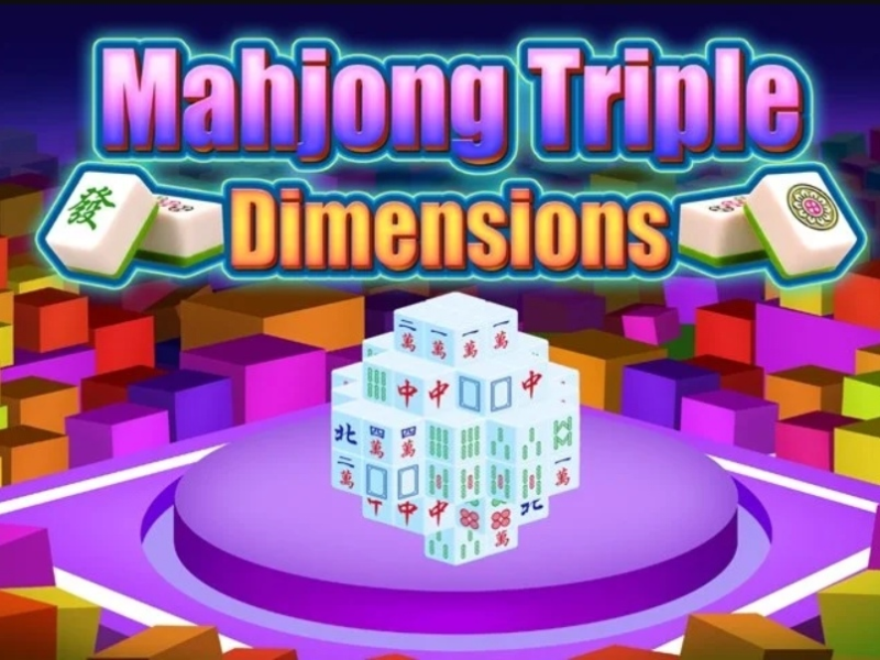 Juego Dimensiones triples de Mahjong  en línea