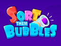 Juego Ordenarlos: Burbujas  en línea