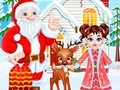 Juego Diversión navideña con renos de Baby Taylor  en línea