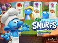 Juego Los pitufos cocinando  en línea