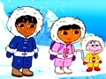 Juego Dora encuentra las 5 diferencias  en línea