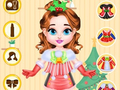 Juego Viste a la bebé Taylor en Navidad  en línea
