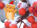 Juego Escape del bosque de bayas de gatos navideños  en línea