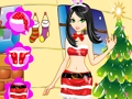 Juego Viste a la niña de Navidad  en línea
