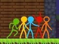 Juego Stickman Parkour 2: bloque de la suerte  en línea