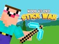 Juego Guerra de palos Noob vs Pro  en línea