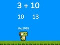 Juego Carrera de adición de dinosaurios  en línea