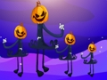 Juego Escape del bosque de calabazas de Halloween  en línea