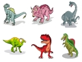 Juego Tarjetas de dinosaurios  en línea