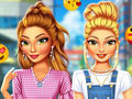 Juego Trajes de jeans rasgados de Super Girls  en línea