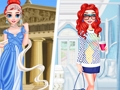 Juego Princesas Apariencia Antigua vs Moderna  en línea