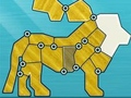 Juego Animales de pliegue de forma  en línea