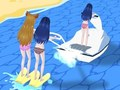 Juego Chica surfista modelo 3d  en línea