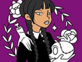 Juego Miércoles: Páginas para colorear de la familia Addams  en línea