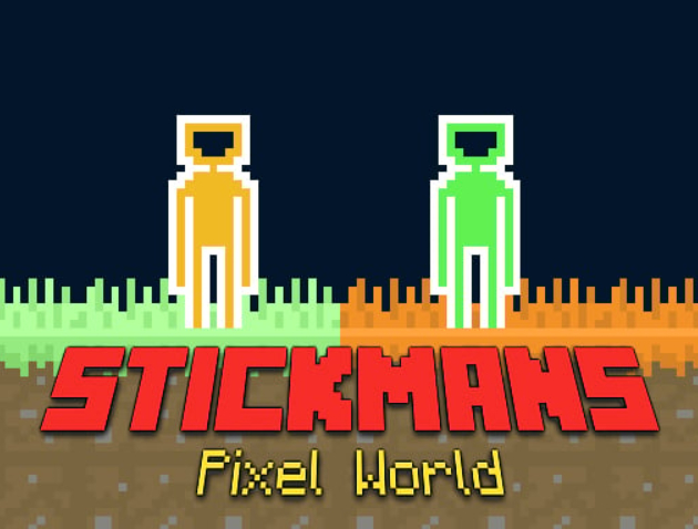 Juego El mundo de los píxeles de Stickman  en línea