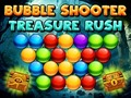 Juego La carrera del tesoro del tirador de burbujas  en línea
