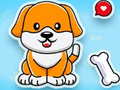 Juego Libro para colorear: lindo perro  en línea
