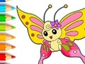 Juego Libro para colorear: mariposa  en línea