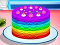 Juego Cocinar pastel de arcoíris  en línea