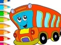 Juego Libro para colorear: Autobús  en línea